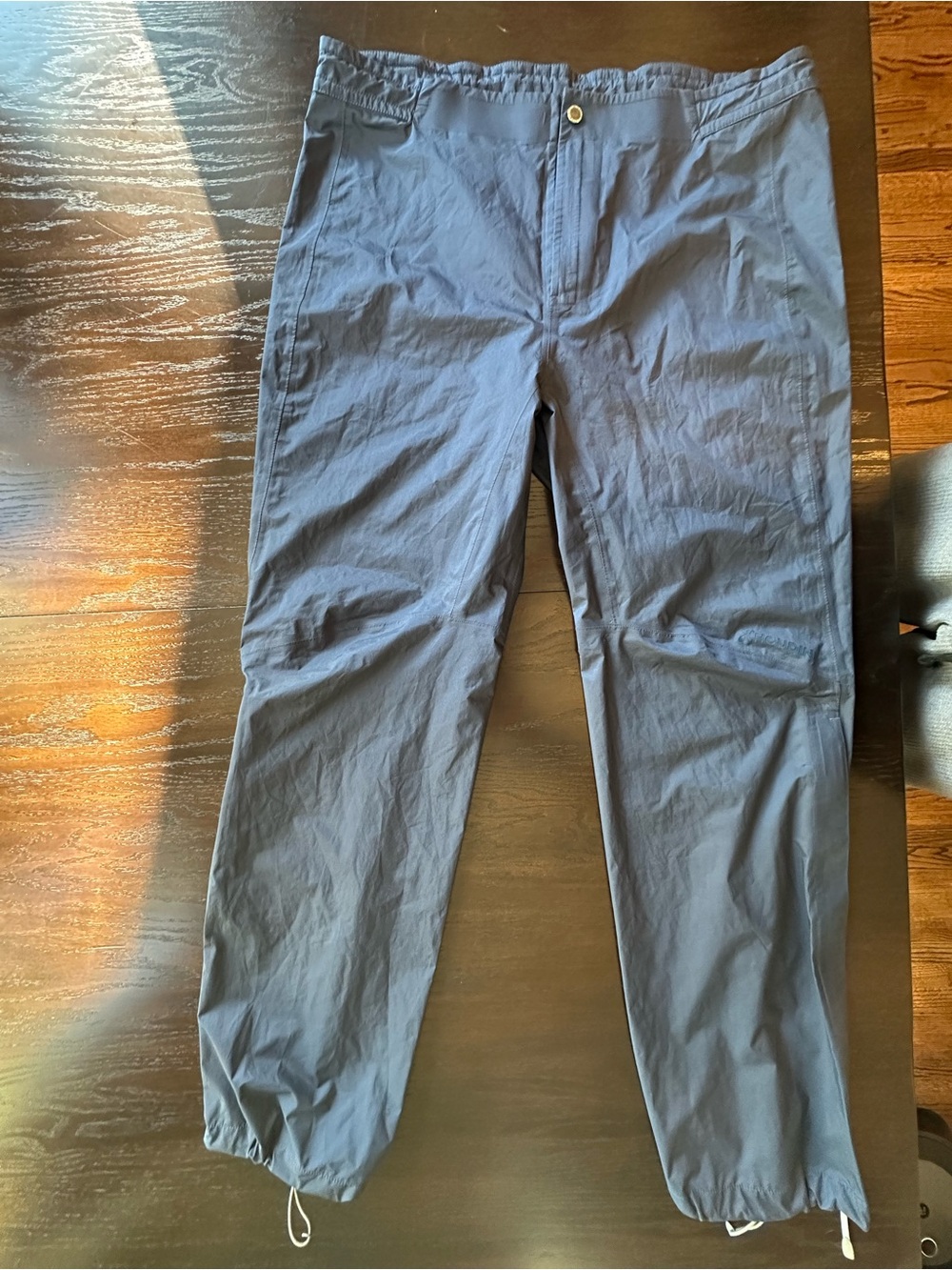 Houdini Sportswear Technical Outdoor Pants Mens Large Blue Gray Hiking Climbing